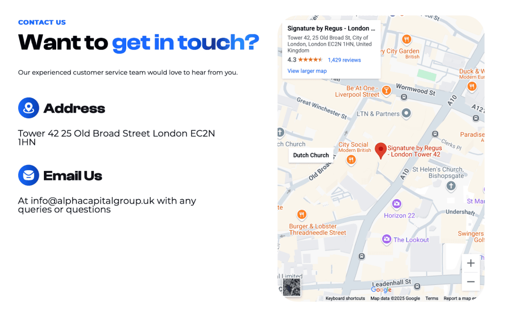 Alpha Capital Group Contact details
