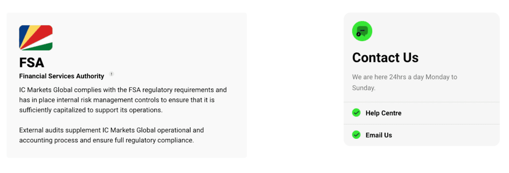 IC Markets Global - Regulatory Details