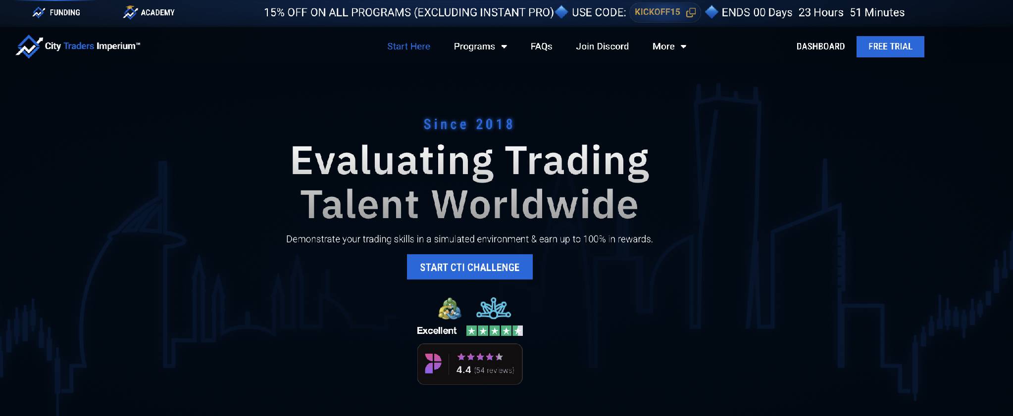 City Traders Imperium homepage (citytradersimperium.com).
