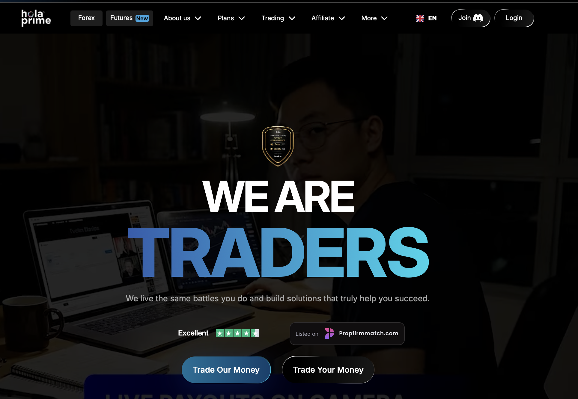 Hola Prime homepage (holaprime.com).