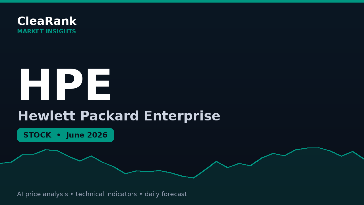 Hewlett Packard Enterprise (HPE) Stock Analysis 2026